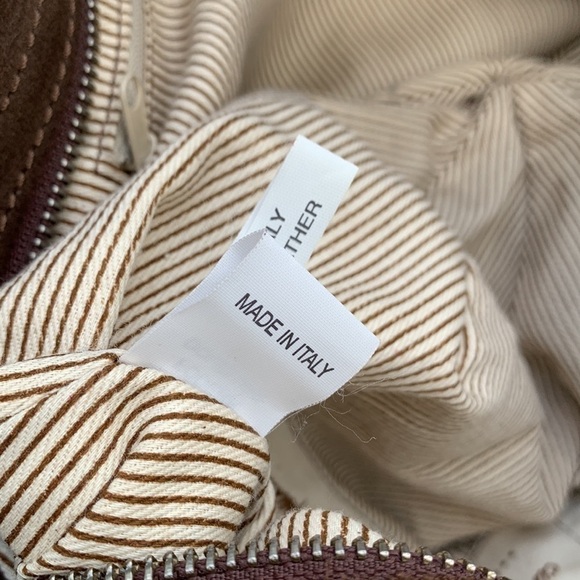 RARE Sofia C Red Suede Bucket Bag - Picture 10 of 16